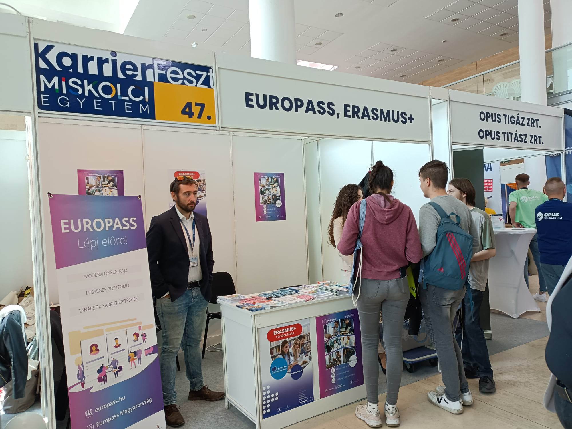 Europass, Erasmus+ a Műegyetemi Állásbörzén - 2023-10-09